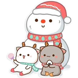 Mochi Peach Cats WINTER Mochi Peach Cat Telegram sticker pack