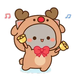 Mochi Peach Cats WINTER Mochi Peach Cat sticker 11