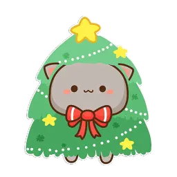 Mochi Peach Cats WINTER Mochi Peach Cat sticker 10