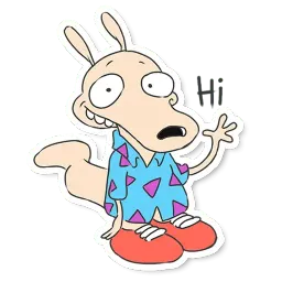 Rocko's modern life Telegram sticker pack