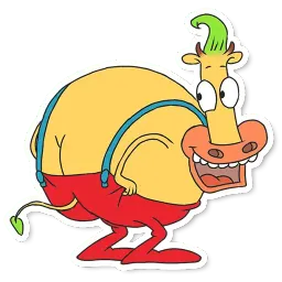Rocko's modern life sticker 2