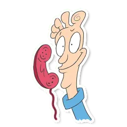 Rocko's modern life sticker 11