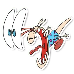 Rocko's modern life sticker 12