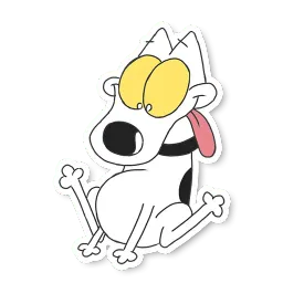 Rocko's modern life sticker 4