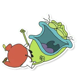 Rocko's modern life sticker 7