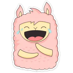 Лама Молли :: @stickroom sticker 11