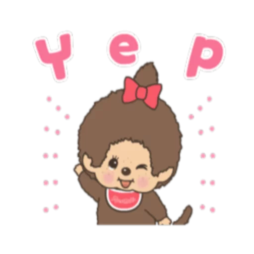 Monchhichi sticker 14