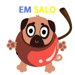 Мопс Вкусняшка @stickerus sticker 2