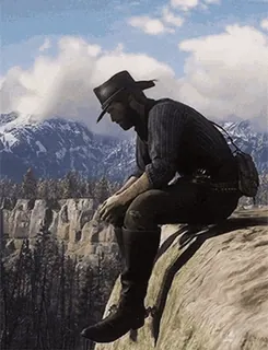 Arthur Morgan RDR2 sticker 35