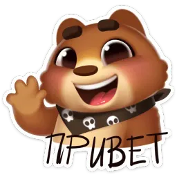 Мишка Мотя Telegram sticker pack