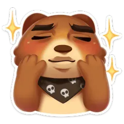 Мишка Мотя sticker 2