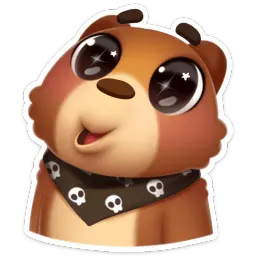 Мишка Мотя sticker 3