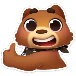 Мишка Мотя sticker 4