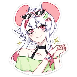 Мауси и Рен на каникулах Карина Островская Telegram sticker pack