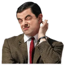 Mr. Bean sticker 6
