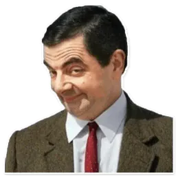Mr. Bean sticker 7