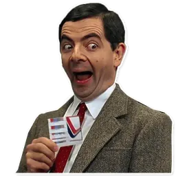 Mr. Bean sticker 10