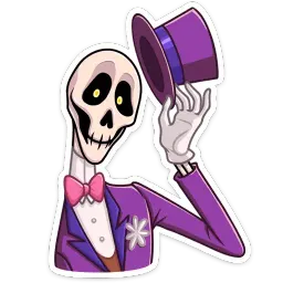 Господин Скелли Telegram sticker pack