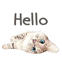 Nala & White Coffee Cat Telegram sticker pack