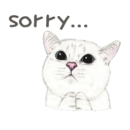Nala & White Coffee Cat sticker 6