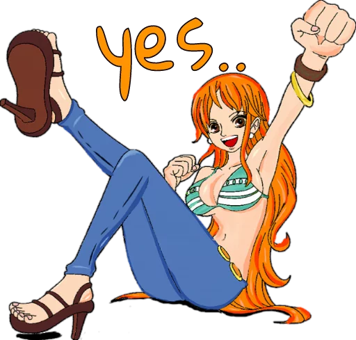 Nami the navigator sticker 8