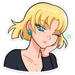 Наоко Анна Атари sticker 11