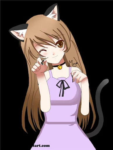neko girl by @life_reload sticker 8