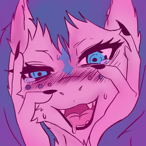 Nether the Sergal Telegram sticker pack