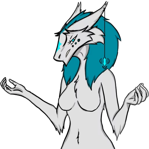 Nether the Sergal sticker 11