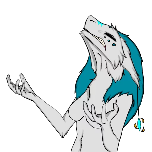 Nether the Sergal sticker 7