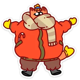 С Новым Лисом! :: @stickroom sticker 2