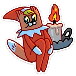 С Новым Лисом! :: @stickroom sticker 12