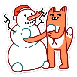 С Новым Лисом! :: @stickroom sticker 6