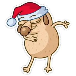 Новогодний Дигги Михаил Голубь sticker 11