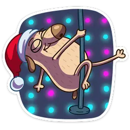 Новогодний Дигги Михаил Голубь sticker 12