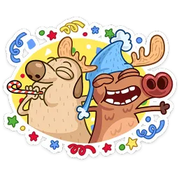 Новогодний Дигги Михаил Голубь sticker 5
