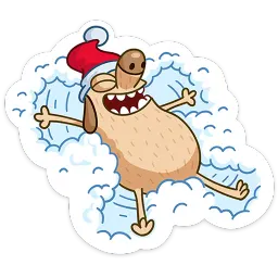 Новогодний Дигги Михаил Голубь sticker 9