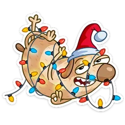 Новогодний Дигги Михаил Голубь sticker 10