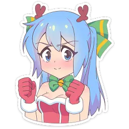 Новогодняя Юко Анастасия Кощевец sticker 4