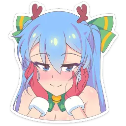 Новогодняя Юко Анастасия Кощевец sticker 5
