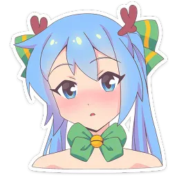 Новогодняя Юко Анастасия Кощевец sticker 6