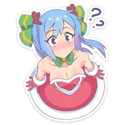 Новогодняя Юко Анастасия Кощевец sticker 8