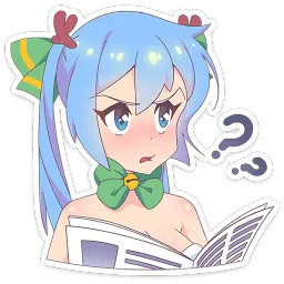Новогодняя Юко Анастасия Кощевец sticker 9