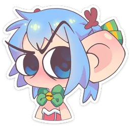 Новогодняя Юко Анастасия Кощевец sticker 10
