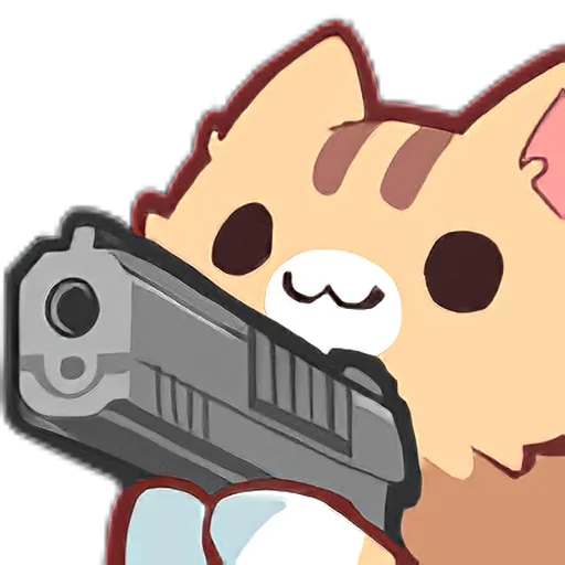 nKo Cat sticker 2