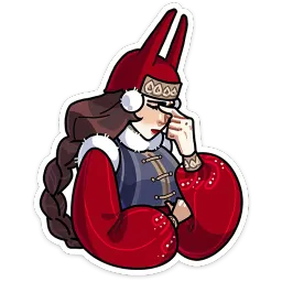Боярыня Злослава Прасковья Мышкина sticker 2