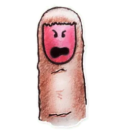 Ногтегрызка sticker 3