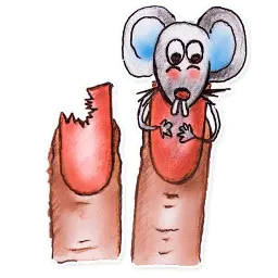 Ногтегрызка sticker 10