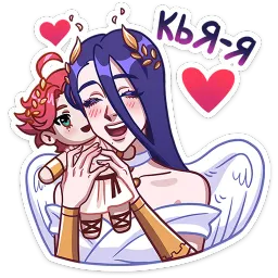 Нова ВКонтакте, Луиза Сато Telegram sticker pack