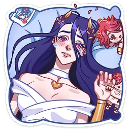Нова ВКонтакте, Луиза Сато sticker 7